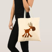 Niedlich Happy Cartoon Moose Bag Tragetasche (Vorderseite (Produkt))