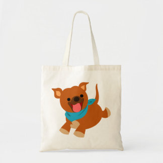 Niedlich Happy Cartoon Staffie Bag Tragetasche