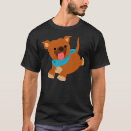 Niedlich Happy Cartoon Staffie T - Shirt
