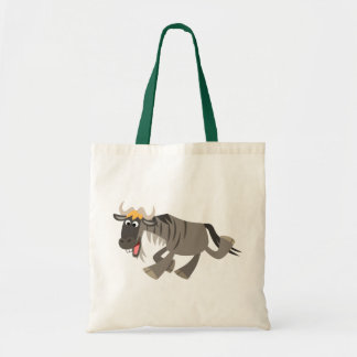 Niedlich Happy Cartoon Wildebeest Bag Tragetasche