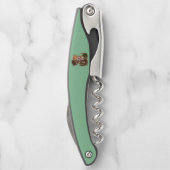 Niedlich Happy Cat Couple Sharing Rats in Basket G Kellnermesser (Rückseite)