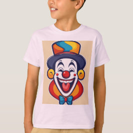Niedlich Happy Clown-Logo für Kinder T-Shirt