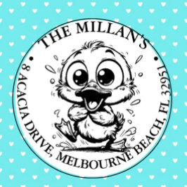 Niedlich Happy Duck Theme Permastempel