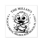 Niedlich Happy Duck Theme Permastempel (Design)