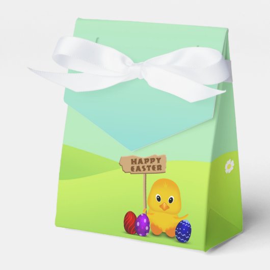 Niedlich Happy Easter Baby Chick Geschenkschachtel (Vorderseite)