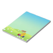 Niedlich Happy Easter Baby Chick Notizblock (Rotiert)