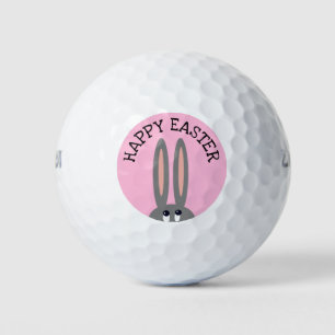Niedlich Happy Easter Bunny Pink Golf Balls Golfball