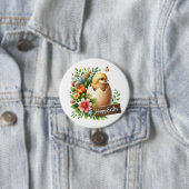 Niedlich Happy Easter chick Button (Beispiel)