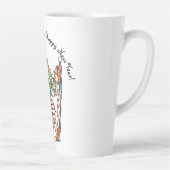 Niedlich Happy Elf Dancing, Retro Weihnachten Cart Milchtasse (Rechts)