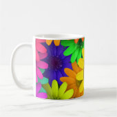 Niedlich Happy Face Blume Kaffeetasse (Links)