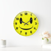 Niedlich Happy Face Große Wanduhr (Zuhause)