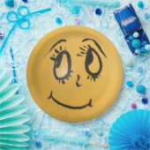 Niedlich Happy Face Pappteller (Party)