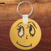 Niedlich Happy Face Schlüsselanhänger (Vorderseite)