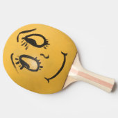 Niedlich Happy Face Tischtennis Schläger (Seitenansicht)