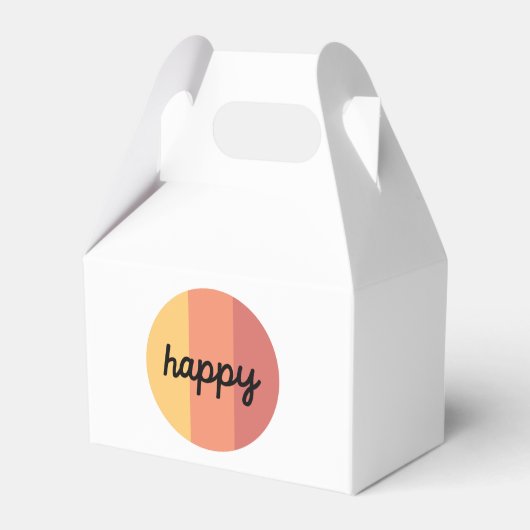 Niedlich Happy Favor Box Geschenkschachtel (Vorderseite)