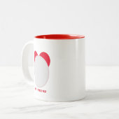 Niedlich Happy Friendship Day BEST FRIEND FOTO Zweifarbige Tasse (Vorderseite Links)