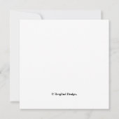 Niedlich Happy Geburtstag hübsche lila Panik Blume Karte (Rückseite)