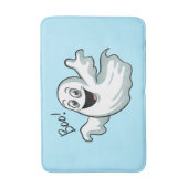 Niedlich Happy Ghost Badematte (Vorderseite Vertikal)