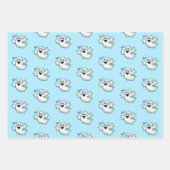Niedlich Happy Ghost Geschenkpapier Set (Vorderseite 2)