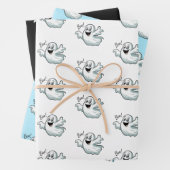 Niedlich Happy Ghost Geschenkpapier Set (Beispiel)