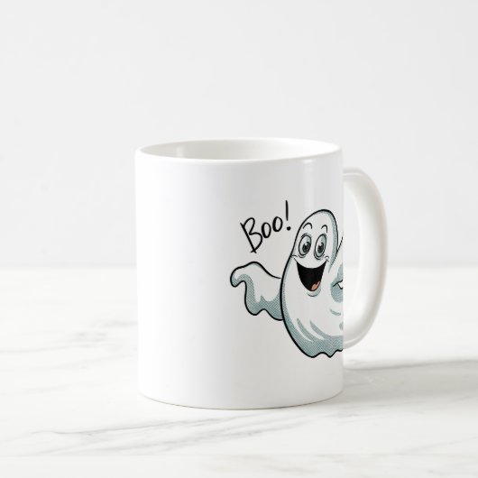 Niedlich Happy Ghost Kaffeetasse (VorderseiteRechts)