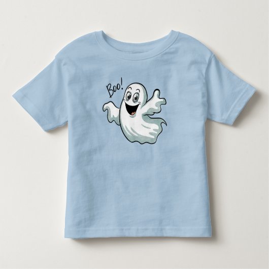 Niedlich Happy Ghost Kleinkind T-shirt (Vorderseite)