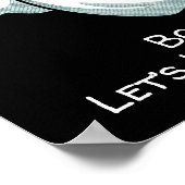 Niedlich Happy Ghost Poster (Ecke)