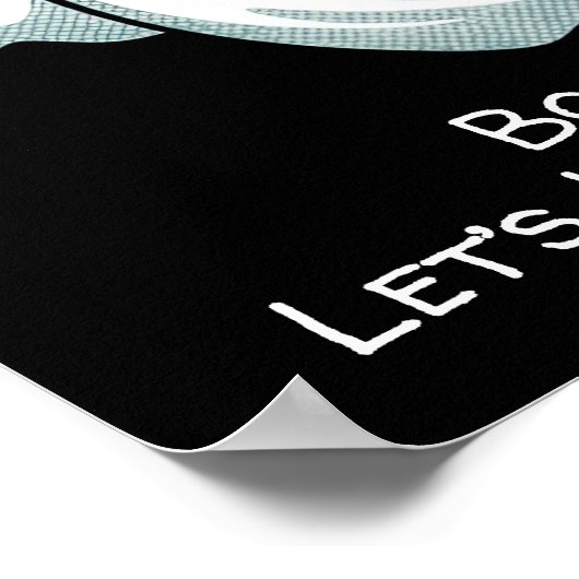 Niedlich Happy Ghost Poster (Ecke)