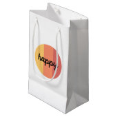 Niedlich Happy Gift Bag Kleine Geschenktüte (Vorderseite Schrägansicht)