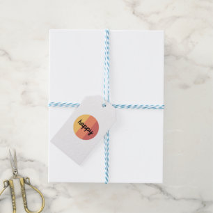 Niedlich Happy Gift Tags Geschenkanhänger