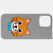 Niedlich Happy Ginger Cat mit Papillon Case-Mate iPhone Hülle (Rückseite (Horizontal))
