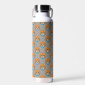 Niedlich Happy Ginger Cat mit Papillon Trinkflasche (Vorne)