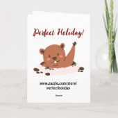 Niedlich Happy Groundhog Day & History Card Karte (Rückseite)