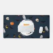 Niedlich Happy Halloween Dark Blue Schreibtischunterlage (Tastatur & Maus)