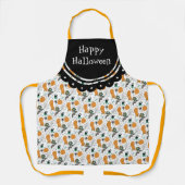 Niedlich Happy Halloween Doodles Illustration Schürze (Vorderseite)