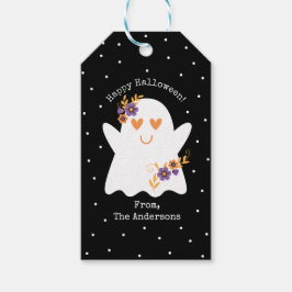 Niedlich Happy Halloween Ghost-Gift-Tags Geschenkanhänger