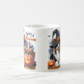 Niedlich Happy Halloween Hund Kaffeetasse (Mittel)