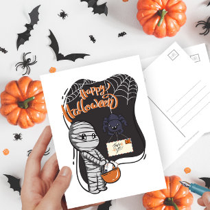 Niedlich Happy Halloween Mail Postkarte