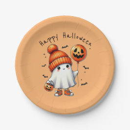 Niedlich Happy Halloween Party Papierplatte Pappteller