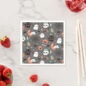Niedlich Happy Halloween Pattern Party Supplies Serviette (Beispiel)