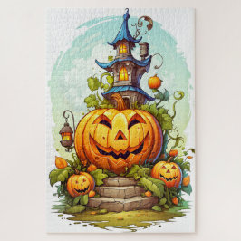 Niedlich Happy Halloween Pumpkin Puzzle