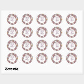 Niedlich Happy Halloween Round Stickers (Blatt)