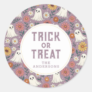 Niedlich Happy Halloween Round Stickers