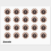 Niedlich Happy Halloween Round Stickers (Blatt)