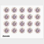 Niedlich Happy Halloween Round Stickers (Blatt)