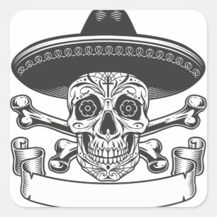 Niedlich Happy Halloween Stikers Quadratischer Aufkleber