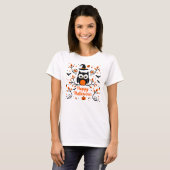 Niedlich Happy Halloween T-Shirt (Vorne ganz)