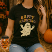 Niedlich Happy Haunting Ghost Halloween T-Shirt
