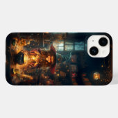 Niedlich Happy Hexe Halloween iPhone Case (Rückseite (Horizontal))
