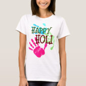 Niedlich Happy Holi T-Shirt (Vorderseite)